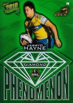 2010 NRL Champions - NRL Phenomenon Diamond Cards #P6 Jarryd Hayne Front